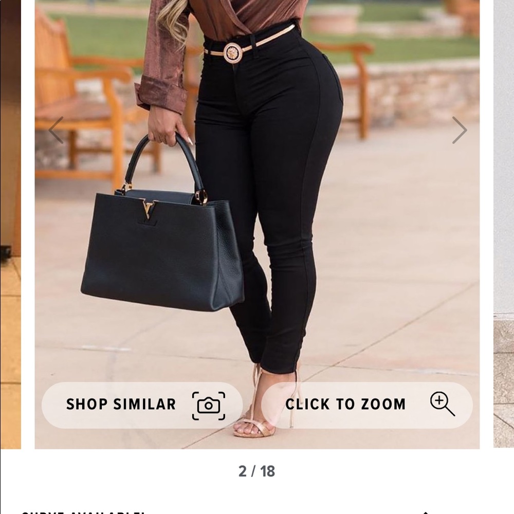 FashionNova high waist basic black jeans